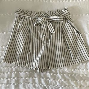 Pinstripe shorts